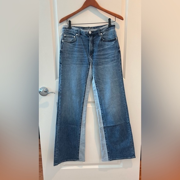 Adriano Goldshmied Daily Blue Virgo Champlain Two Toned Wide Leg Jean NWT - Picture 3 of 16